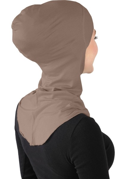 Çapraz Hijab - St 232 Koyu Vizon modelleri