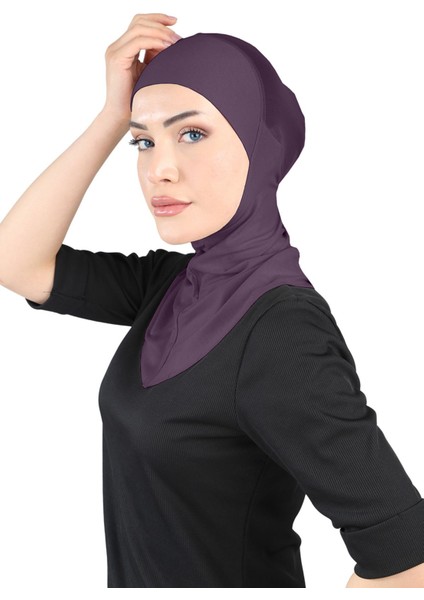Clima Fit Hijab Bone - St 228 Mürdüm modelleri