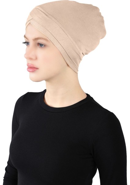 Çapraz Geçme Bone - St 060 Açık Vizon fiyatları