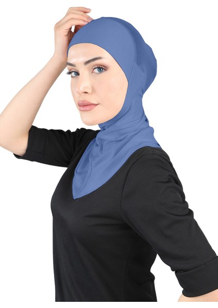 Clima Fit Hijab Bone - St 228 Indigo Mavi modelleri