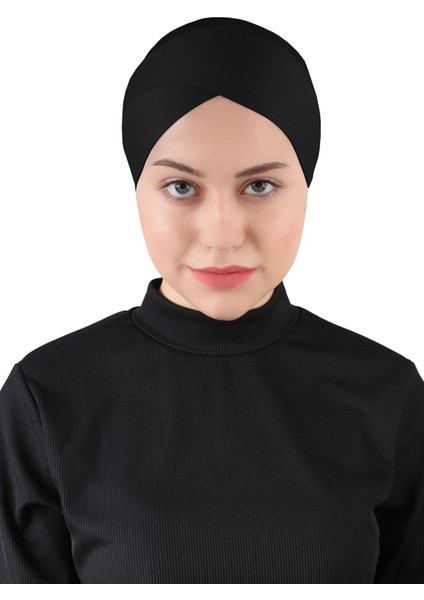 Çapraz Hijab - St 233 Siyah