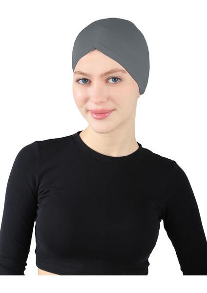 Pileli Geçme Bone - St 256 Antrasit