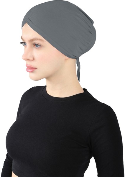 Pileli Geçme Bone - St 256 Antrasit