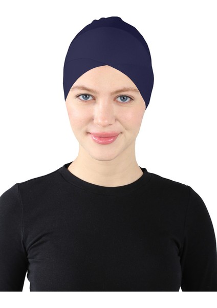 Parizyen Çapraz Bone - St 370 Lacivert