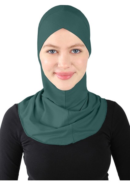 Çapraz Hijab - St 232 Zümrüt