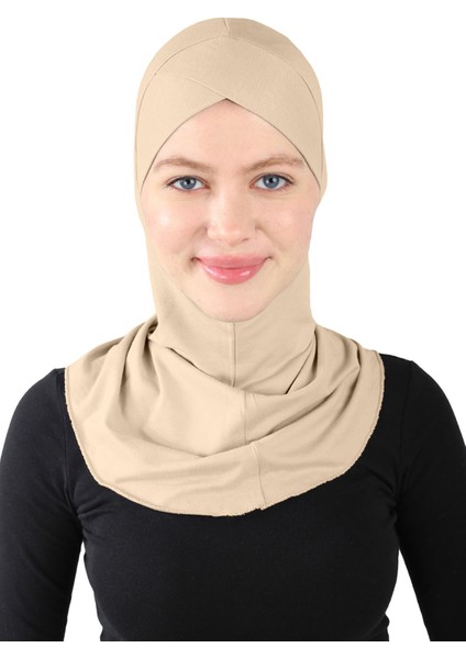 Çapraz Hijab - St 232 Bej