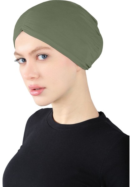 Pileli Geçme Bone - St 256 Haki