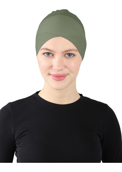 Parizyen Çapraz Bone - St 370 Haki