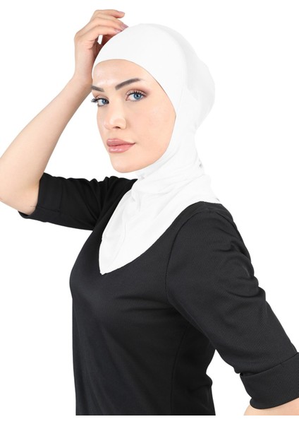 Clima Fit Hijab Bone - St 228 Beyaz