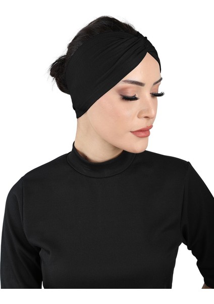 Bandana Çapraz Bone - St 055 Siyah