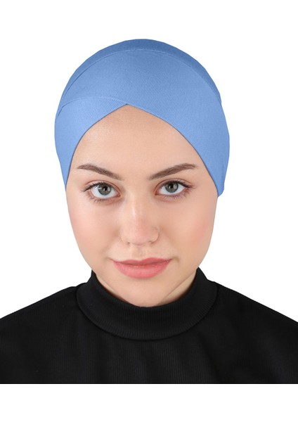 Pratik Çapraz Bone - St 264 Kot Mavisi