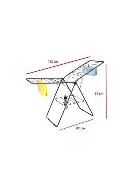 YT-058 Mine Çamaşır Askılığı Kurutmalık