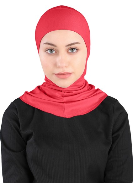 Büyük Hijab Bone - St 224 Kırmızı