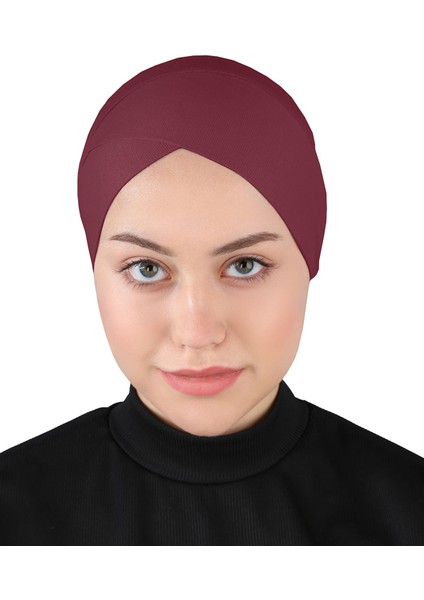 Pratik Çapraz Bone - St 264 Bordo