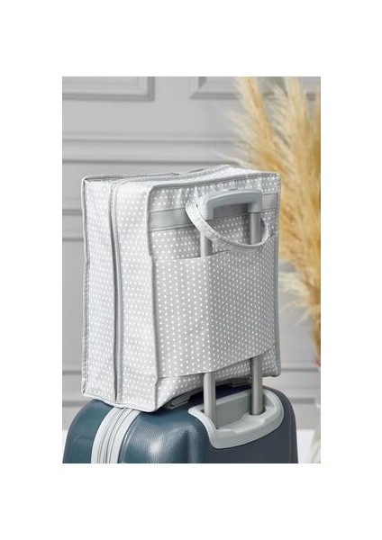 Katlanabilir Ayakkabı Saklama Hurcu 35x22x40 cm Lacivert Polyester Toz ve Kir Koruyucu fiyatları