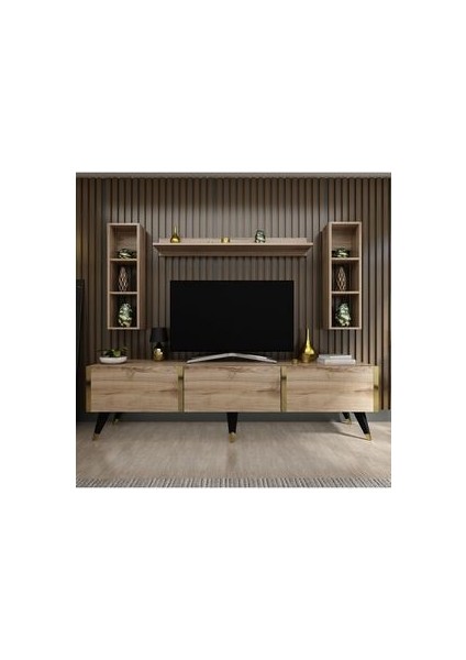 Festival TV Ünitesi Modern Tasarım Yonga Levha 180 cm Genişlik 45 cm Yükseklik fiyatları