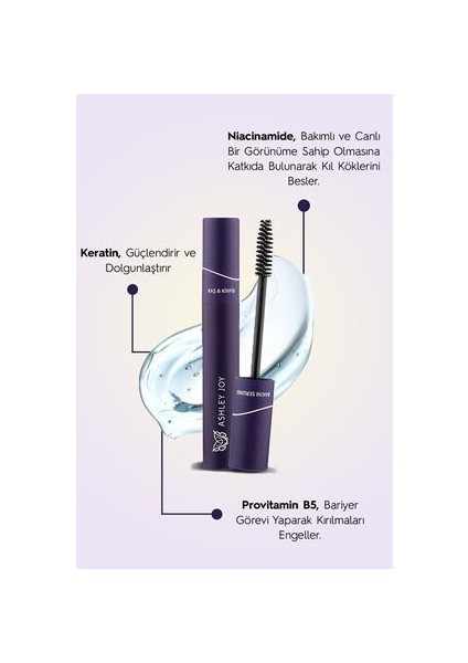 Besleyici,Güçlendirici Dolgunlaştırıcı Keratin İçeren Kaş Kirpik Serumu 6 ML x2 Avantajlı Set