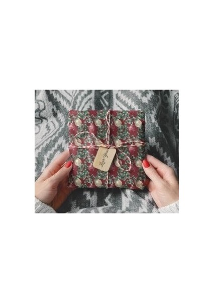 Karışık Yeni Yıl Yılbaşı Noel Temalı Hediye Paketleme Ambalaj Kağıdı 50 x 70 cm 6’lı Paket fırsatları