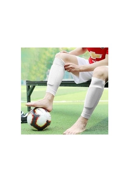 Tabansız Futbol Çorabı Tozluk Futbolcu Tozluğu Tabansız Tekmelik Tutucu Futbol Çorabı Sporcu Tozluğu