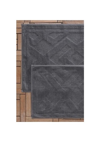 Bedding Milo Banyo Paspası Seti - Antrasit