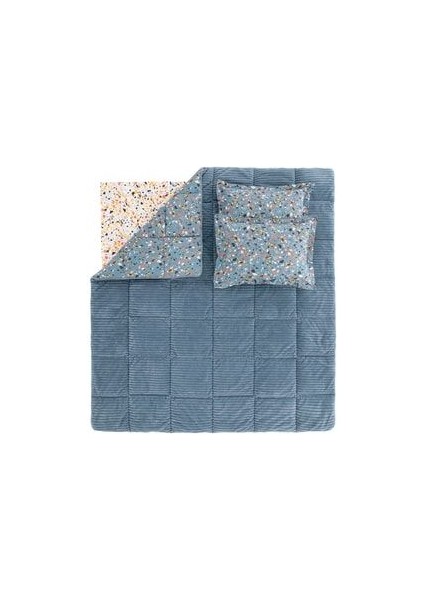 Bedding Terazzo Tek Kişilik Triola Set - Indigo