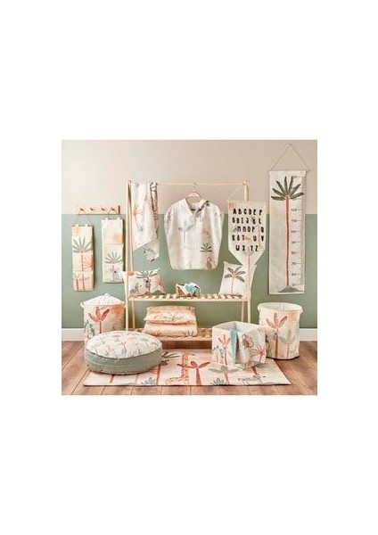 Abstract Safari Askılı Organizer Mix (20X60 Cm)