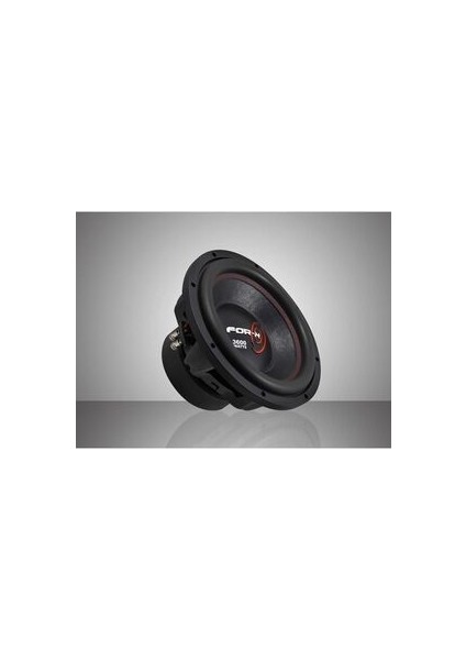 X-12PRO 30 cm 1200 RMS Subwoofer Oto Hoparlör 3600W Güç Kırmızı Renk