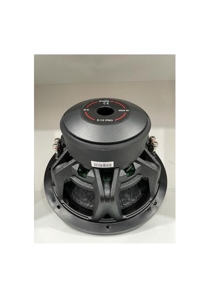 X-12PRO 30 cm 1200 RMS Subwoofer Oto Hoparlör 3600W Güç Kırmızı Renk fırsatları
