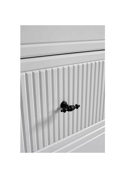 Focus Modern Aynalı Şifonyer MDF Malzeme ile 135 cm Genişlikte 6 Çekmeceli Beyaz fiyatları