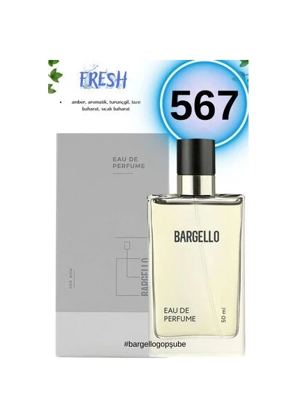 567 Erkek 50 ml Parfüm Edp Fresh