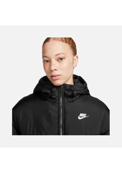 Sportswear Classic Puffer Therma-Fit Full-Zip Hoodie Kadın Geniş Kesim Mont Parka FB7675 modelleri