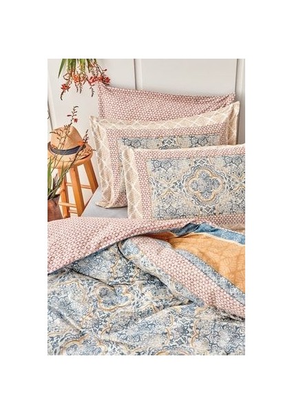 Bedding Delissa Tek Kişilik Ranforce Nevresim Seti - Mavi