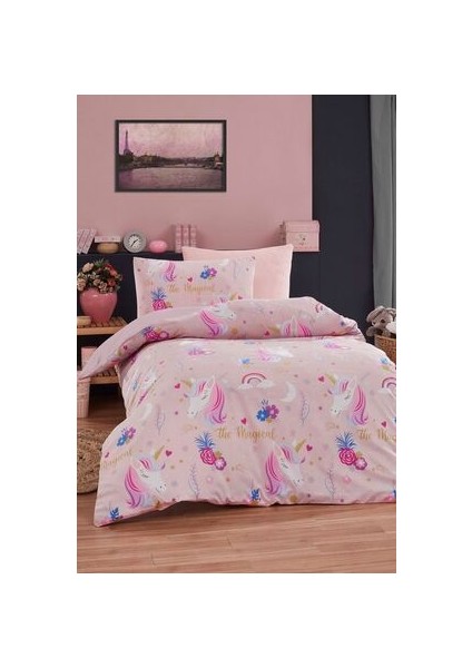 Junior Nevresim Seti Tek Kişilik Magical Pembe