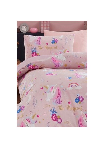Junior Nevresim Seti Tek Kişilik Magical Pembe fiyatları