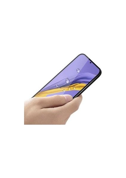 Samsung Galaxy A54 Ekran Koruyucu Kısa Temperli Sert Cam 9H Kırılmaz Cam Koruma Maxi