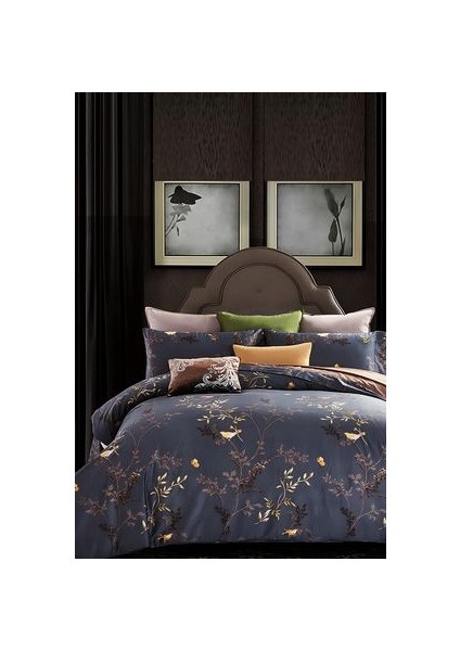 Çarşafı Lastikli Çift Taraflı Çift Kişilik Nevresim Takımı