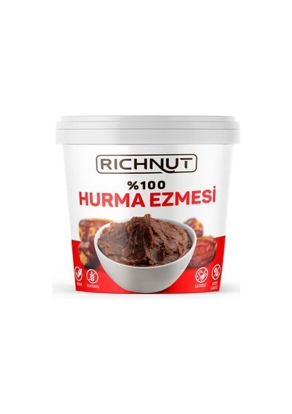 Katkısız Doğal Hurma Ezmesi - %100 Hurma Püresi 1 kg