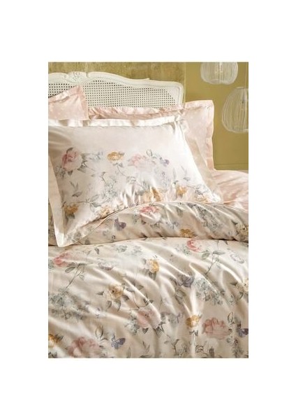 Bedding Farida Tek Kişilik Ranforce Nevresim Seti - Somon