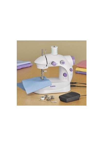Auhma Işıklı Pedallı Dikiş Makinesi Mini Asw1