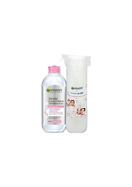 Micellar Kusursuz Makyaj Temizleme Suyu 400 ml + Pamuk