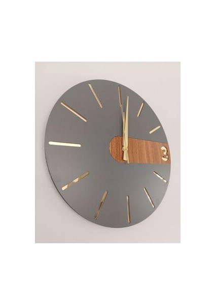 40 cm Dekoratif Çift Renk Duvar Saati