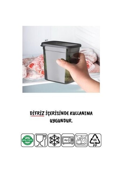 Dikdörtgen PP Plastik Saklama Kabı Seti 2000 ml x 12 – BPA’sız, Mikrodalga ve Bulaşık Makinesinde Kullanıma Uygun modelleri