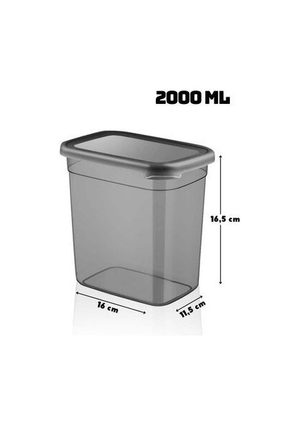 Dikdörtgen PP Plastik Saklama Kabı Seti 2000 ml x 12 – BPA’sız, Mikrodalga ve Bulaşık Makinesinde Kullanıma Uygun indirimleri