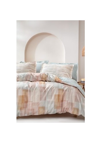 Bedding Dales Çift Kişilik Ranforce Nevresim Takımı - Adaçayı