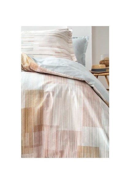 Bedding Dales Çift Kişilik Ranforce Nevresim Takımı - Adaçayı