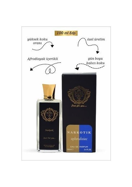 Narkotik 100 ml EDP Erkek Parfüm Narkotik 100 ml