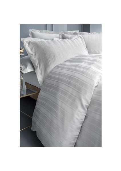Bedding Shelly Çift Kişilik Bambu Saten Nevresim Takımı - Gri modelleri