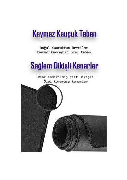 Mouse Pad Büyük Boy Gaming Oyuncu Uyumlu xxl 90X40 cm Eborsisk