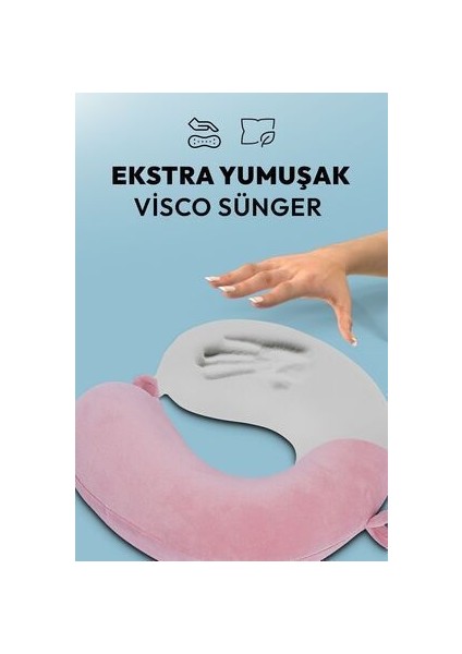 Wexta WX-HM02 Pudra Pembe Seyahat Boyun Yastığı fiyatları