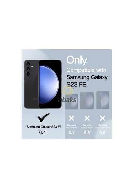 Samsung Galaxy S23 Fe Uyumlu Ekran Koruma Şeffaf Kısa Tamperli Cam Ekran Koruyucu